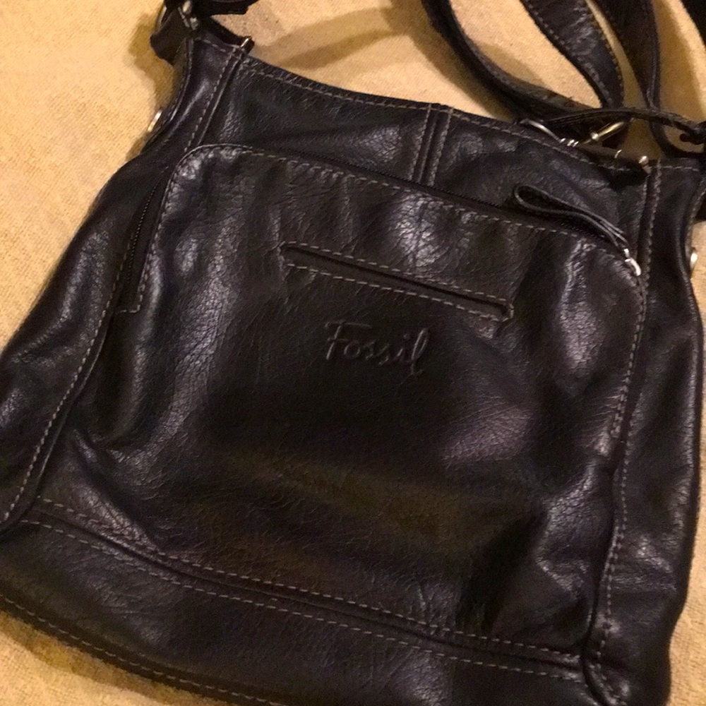 Fossil bag purse black